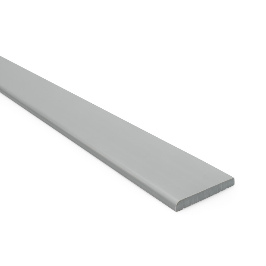 PVC wandprofiel - voor trappenhuiswand, onderdeel trapsysteem, LP, 40 m m, grijs