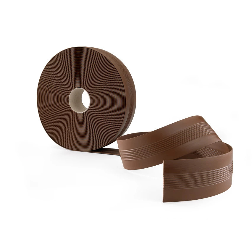 Dilatační lišta PVC, flexibilní spojovací páska pro PVC krytiny a dlažbu, 70x2mm, hnědá