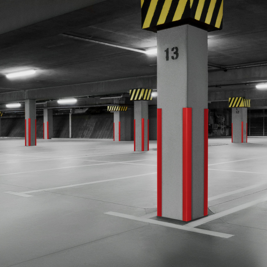 Hoekprofiel van zacht PVC, zilver, hoekbeschermer, KM