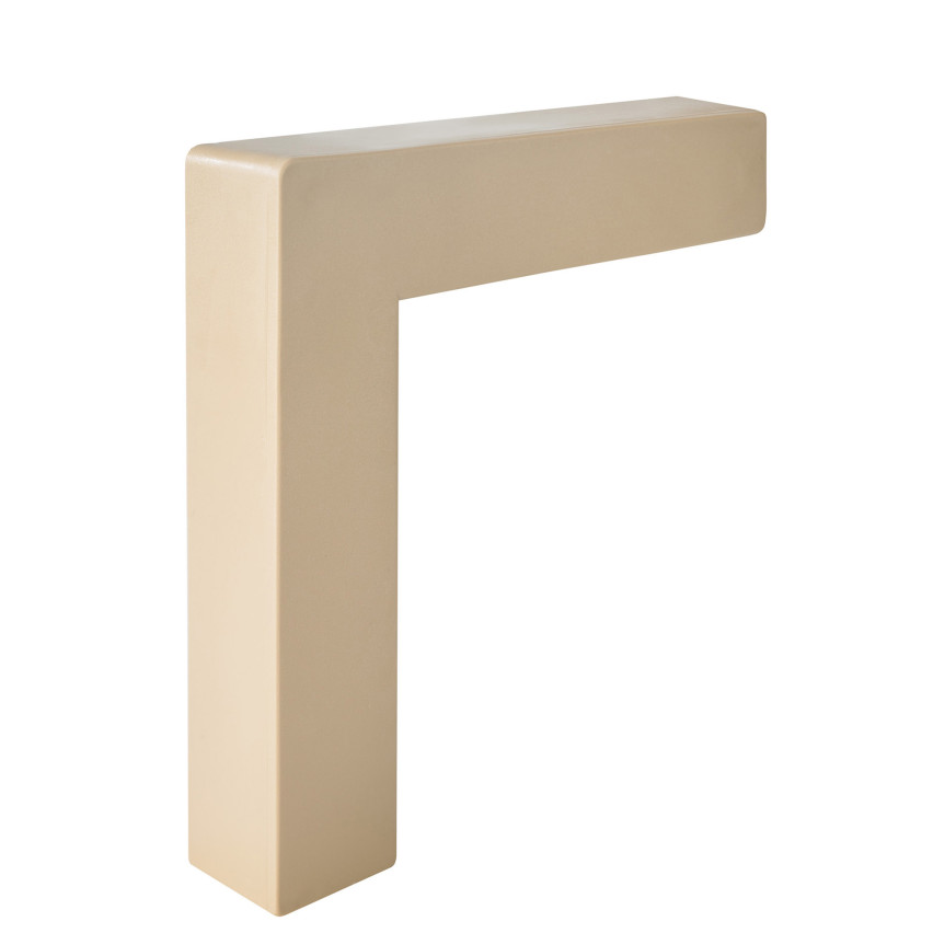 PVC išorinis kampinis elementas , laiptams Z1, smėlio spalvos