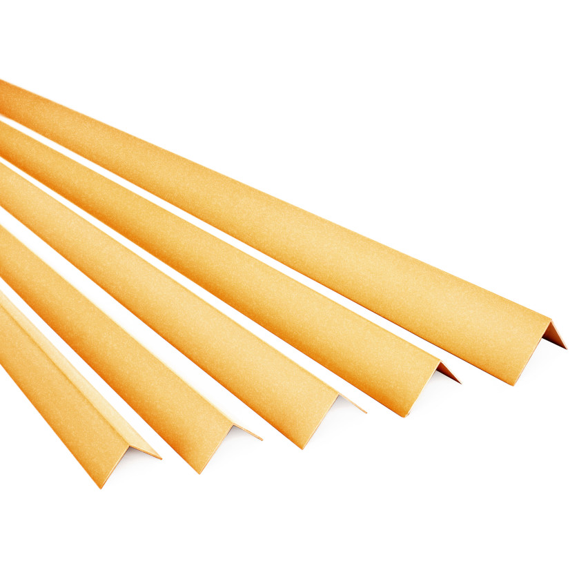 PVC uneven angle profile, self-adhesive edge protection, corner protection, gold
