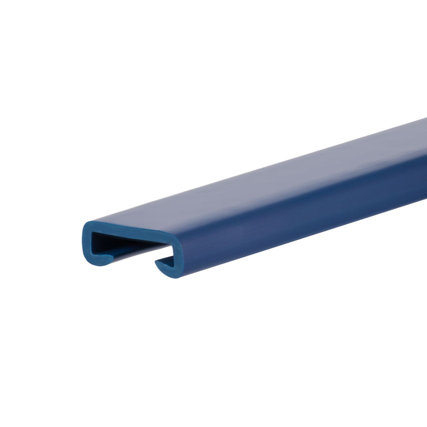 PVC handrail PREMIUM, railing 40x8mm, navy blue, 1m