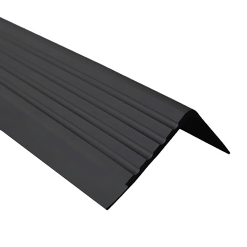 Non-slip stair nosing 40x40mm, 150cm, black