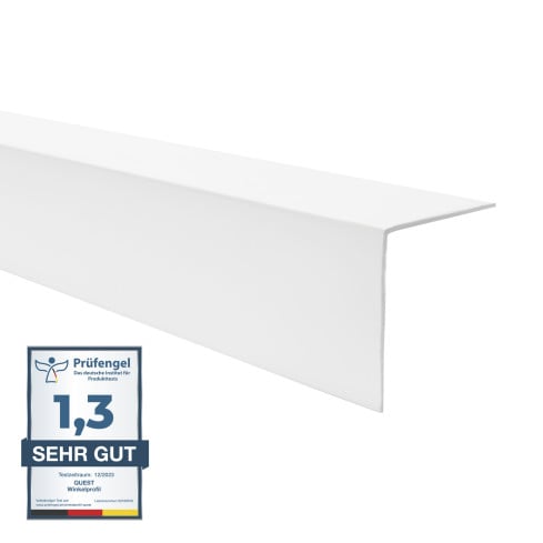 Corner guard, wall trim, white