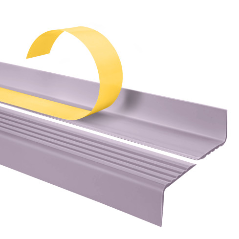 Anti-slip self-adhesive stair profile, 40x25, violet