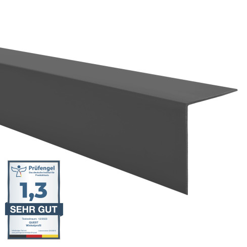 Corner guard, wall trim, dark grey