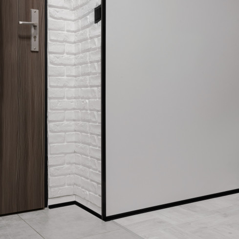 PVC Corner trim, brass
